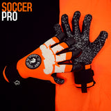 Soccer Pro Gecko Negative Cut Gloves Precision Fit Aqua Grip Power