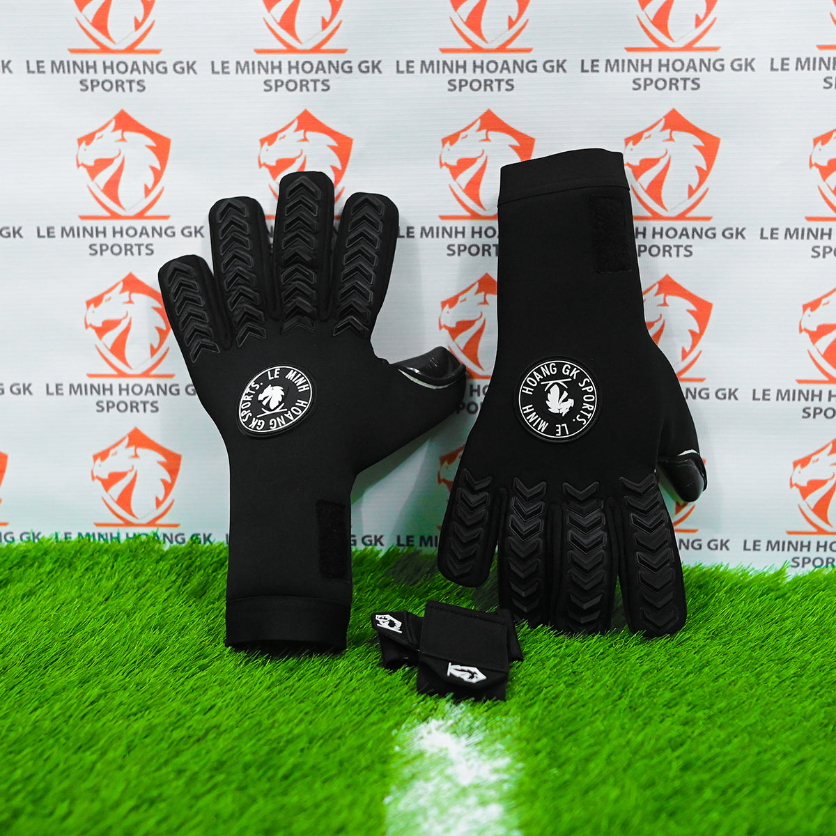 Black Night Goalkeeper Gloves Dark Style, Deadly Grip
