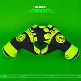 Black Neon Goalkeeper Gloves Precision Grip with Bold Style