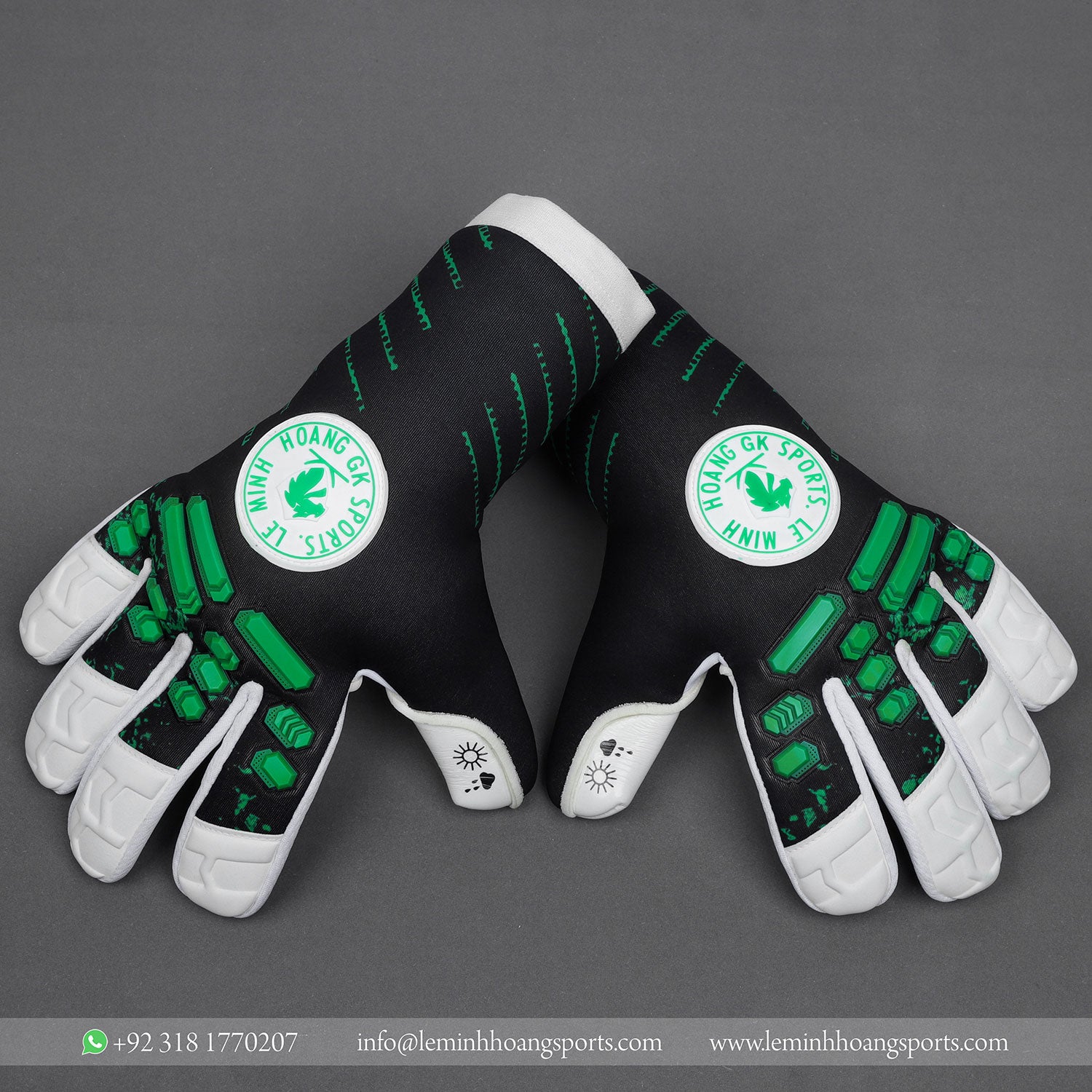 Super Green Goalkeeper Gloves Precision Fit & Pro Grip