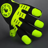 Black Neon Goalkeeper Gloves Precision Grip with Bold Style