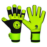 Black Neon Goalkeeper Gloves Precision Grip with Bold Style