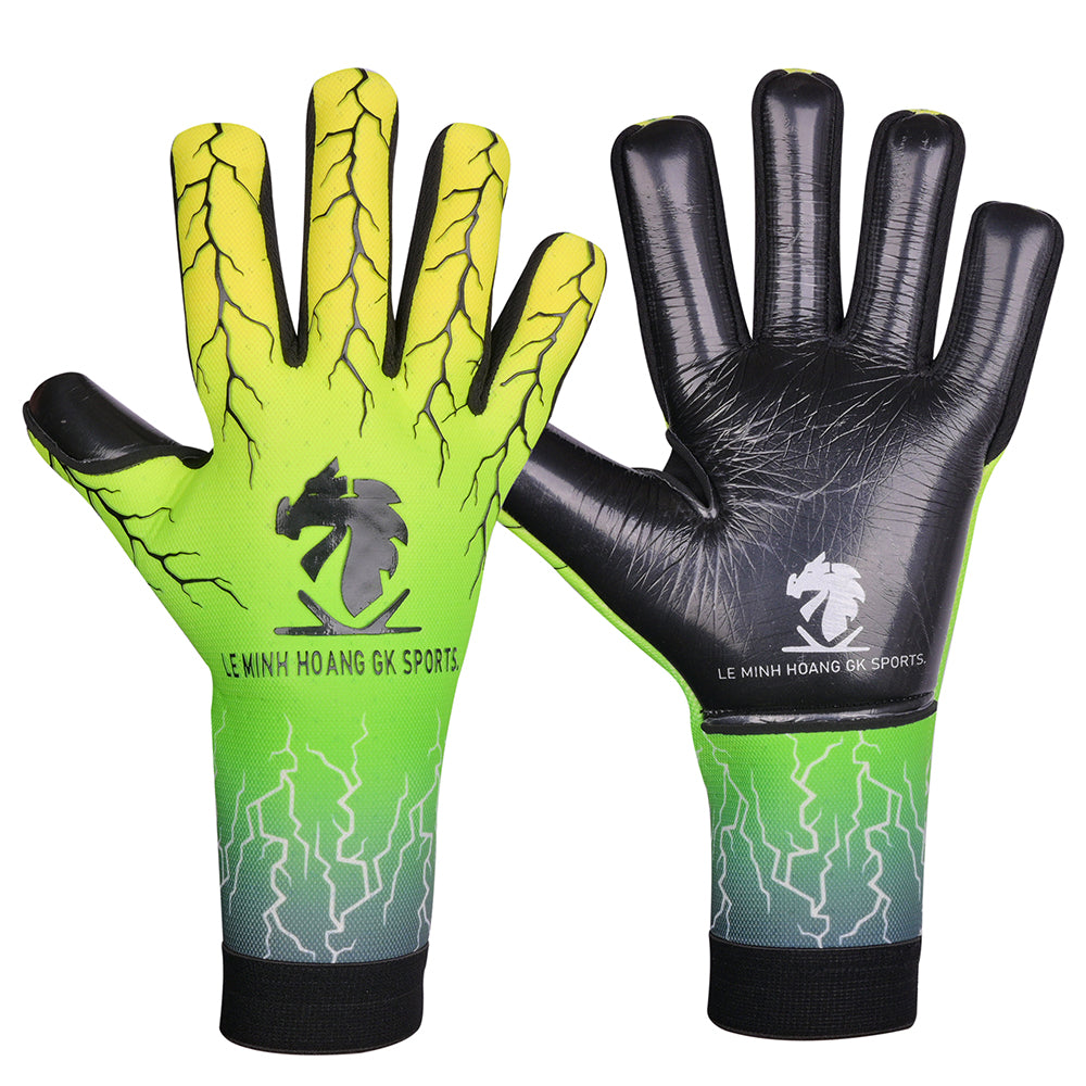 Roots Glow Goalkeeper Gloves Custom Pro Design by Le Minh Hoang GK Sports