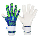 Green Lines Goalkeeper Gloves Pro Custom Gloves by Le Minh Hoang GK Sports