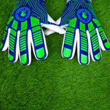 Green Lines Goalkeeper Gloves Pro Custom Gloves by Le Minh Hoang GK Sports