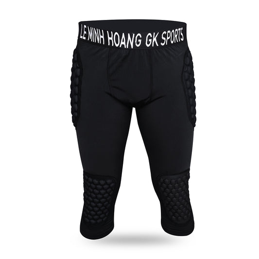 Compression Padded Leggings Full Length Protection with Performance Fit