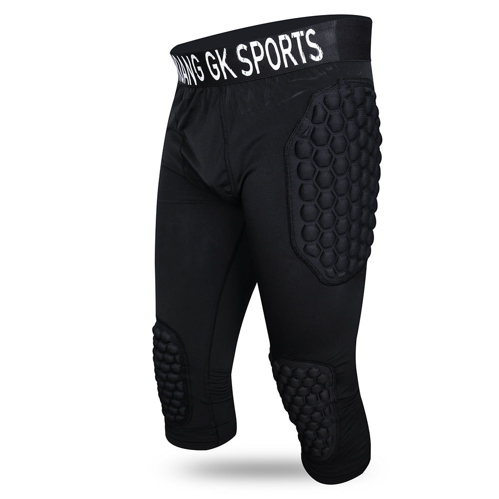 Compression Padded Leggings Full Length Protection with Performance Fit