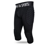 Compression Padded Leggings Full Length Protection with Performance Fit